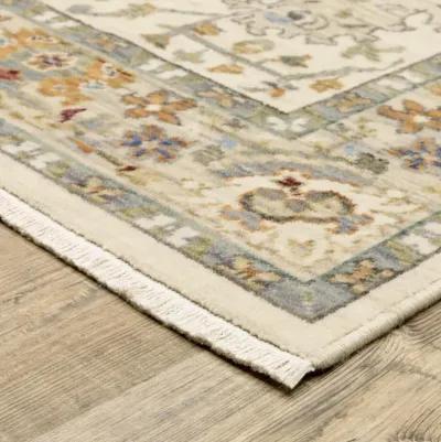 Lucca Ivory Multi 2 0  x 3 0  Area Rug