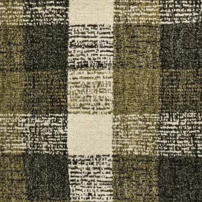 Tartan Khaki Area Rug - 2 0  X 3 0  