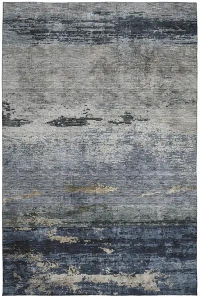 Nouveau Navy Area Rug - 2 6  X 3 10 