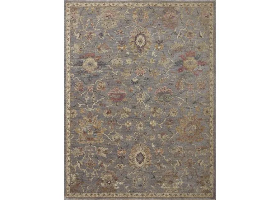 Giada Silver Multi Area Rug 3 7  x 5 7  Area Rug