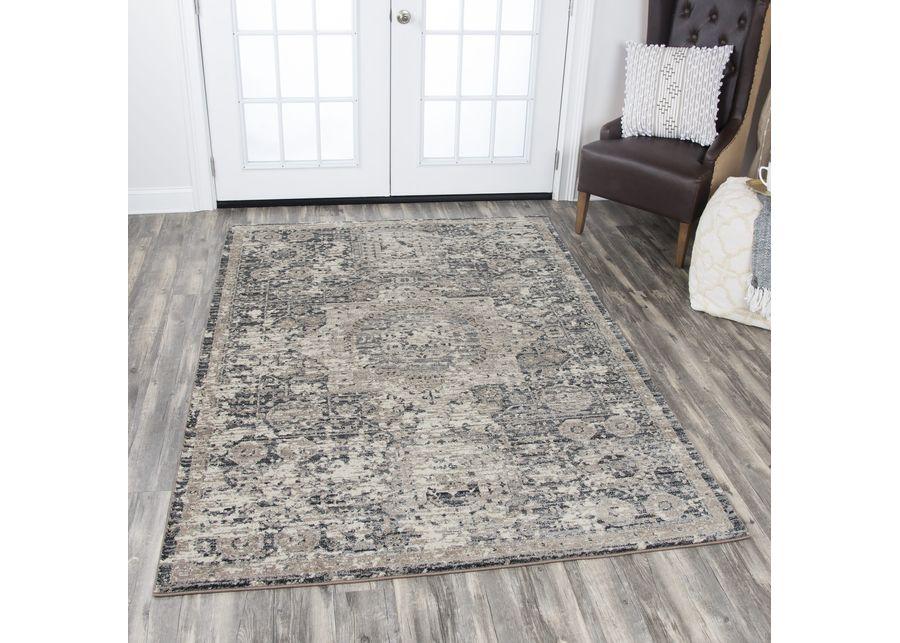 Panache Grey Area Rug - 5 3  X 7 6 