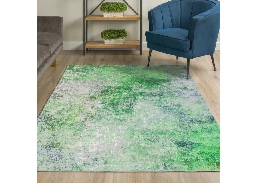 Nebula Kiwi Area Rug - 5 0  X 7 6 