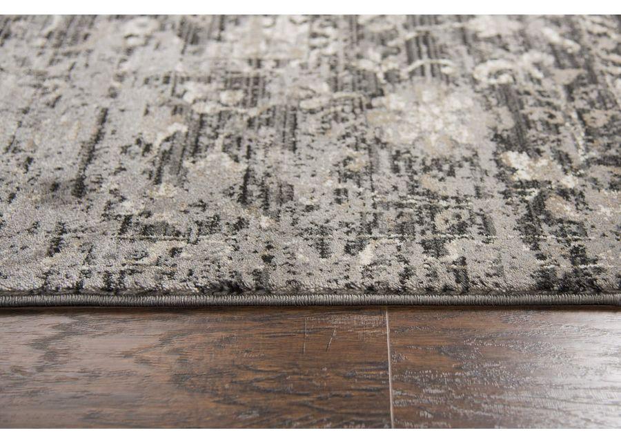 Panache Grey Border Area Rug - 5 3  X 7 6 