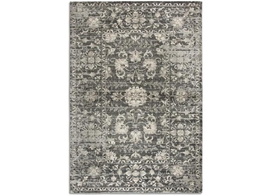 Panache Grey Border Area Rug - 5 3  X 7 6 