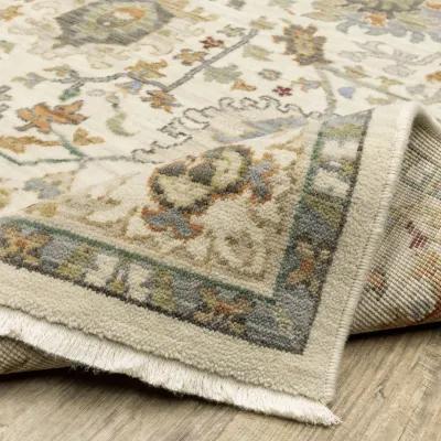 Lucca Ivory Multi 5 3  x 7 6  Area Rug