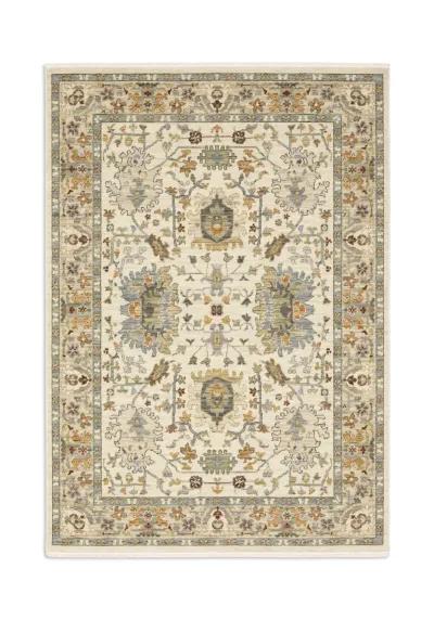 Lucca Ivory Multi 5 3  x 7 6  Area Rug