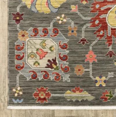 Lucca Grey Multi 5 3  x 7 6  Area Rug