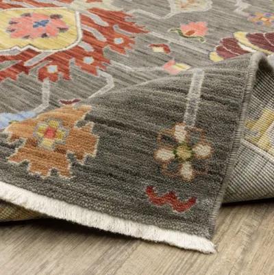 Lucca Grey Multi 5 3  x 7 6  Area Rug