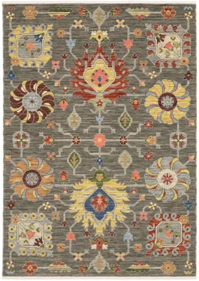 Lucca Grey Multi 5 3  x 7 6  Area Rug