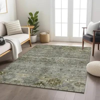 Karaj Pewter Area Rug - 5 0  X 7 6 