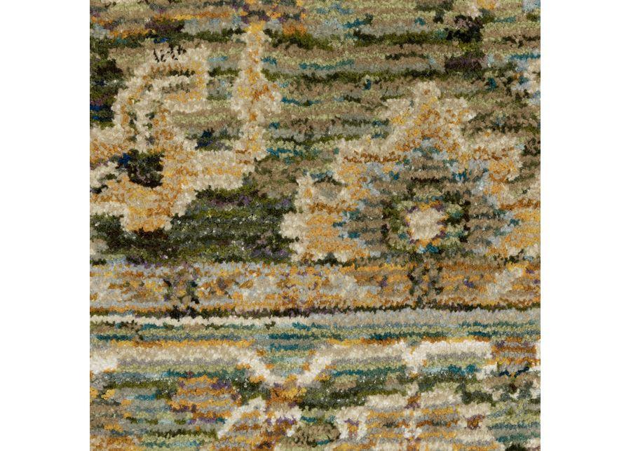 Andorra Green Gold 6 7  x 9 6  Area Rug