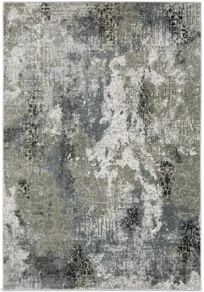 Gemini Blue Beige 6 7  x 9 6  Area Rug