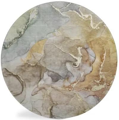 Odyssey Taupe Area Rug - 8 0  Round