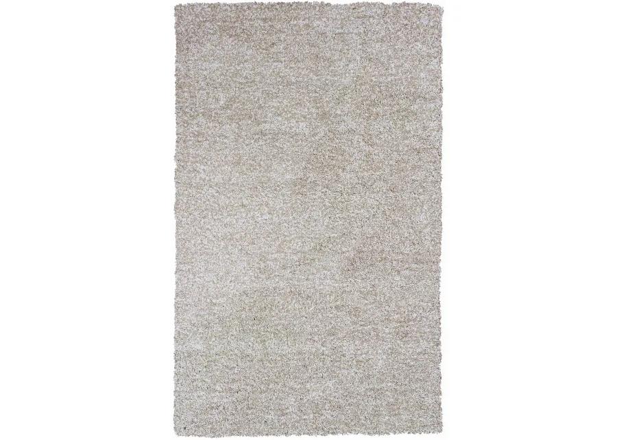 Bliss Shag Ivory Heather 8 0  x 11 0  Area Rug