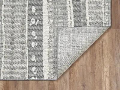 Terrace Grey Terrain 6 7  x 9 4  Area Rug