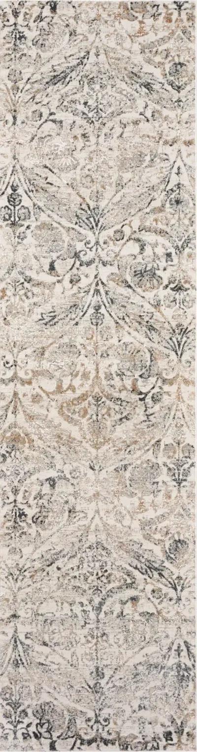 Generations Ivory Grey Maison Area Rug - 2 2  X 7 7 