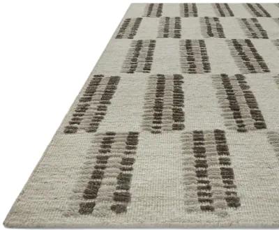 Carrier   Co Harrison Beige Charcoal 2 6  x 11 6  Area Rug