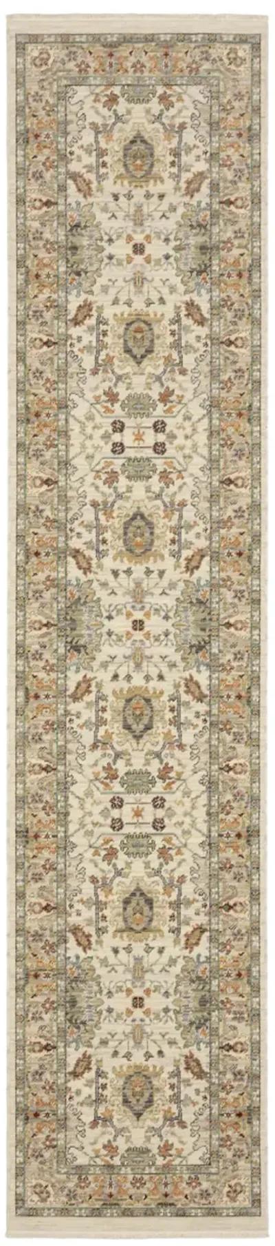 Lucca Ivory Multi 2 6  x 12 0  Area Rug