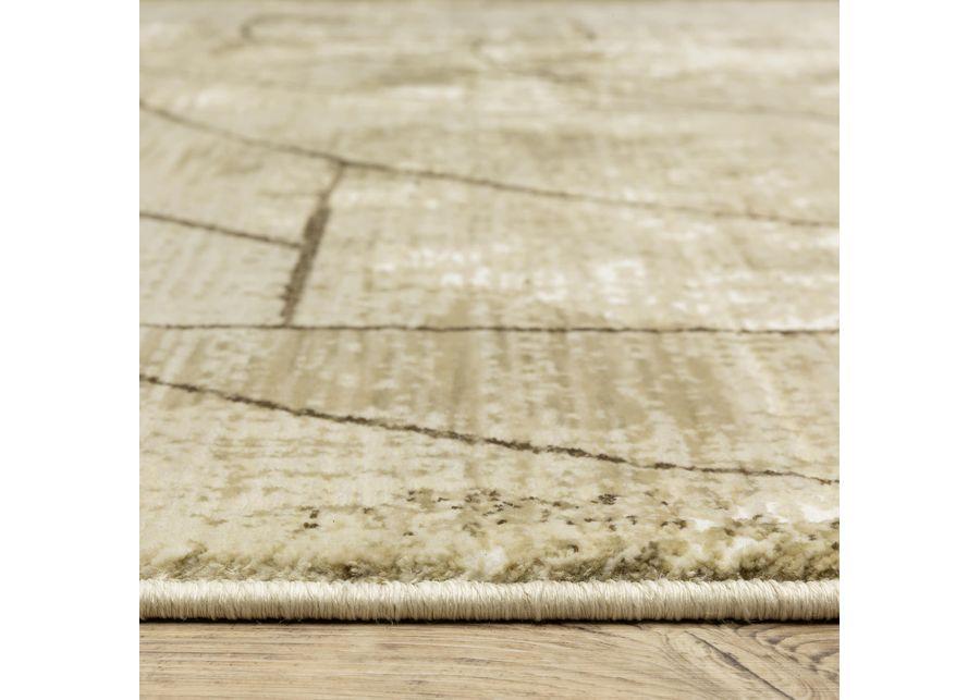 Reed Beige Brown 2 3  X 7 6  Area Rug