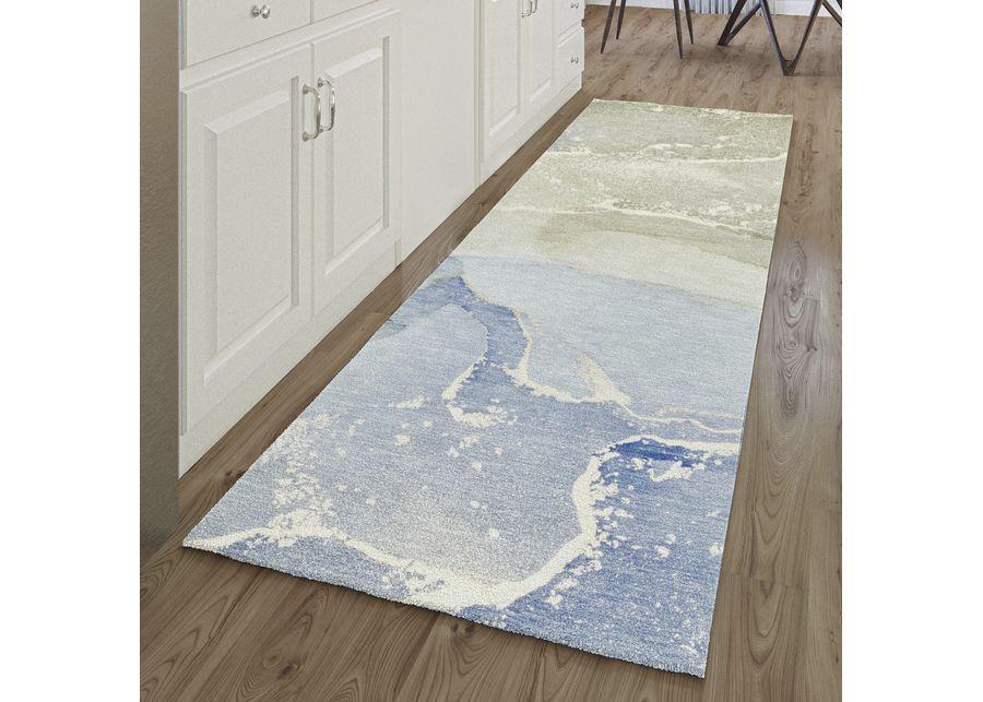 Odyssey Sky - 2 3  X 7 6  Area Rug