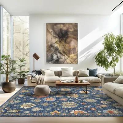 Lucca Cobalt Multi Area Rug - 2 0  X 6 0 