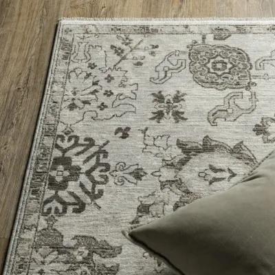 Chamberlain Grey Ivory Area Rug - 9 10  X 12 10 