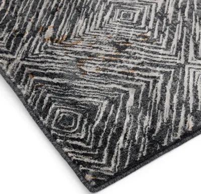 Adore Diamonds Deep Blue Whitecap - 8 8  x 11 10  Area Rug