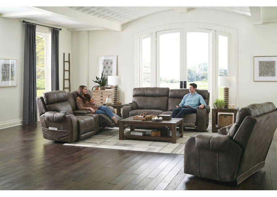Ashby Power Loveseat with Console