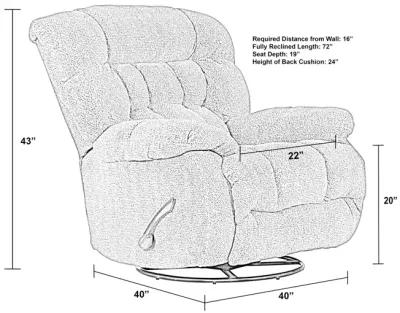 Daly Power Recliner - Chateau