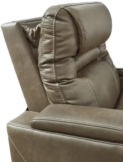 Crenshaw Power Home Theater Recliner - Cappuccino