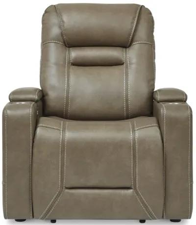 Crenshaw Power Home Theater Recliner - Cappuccino