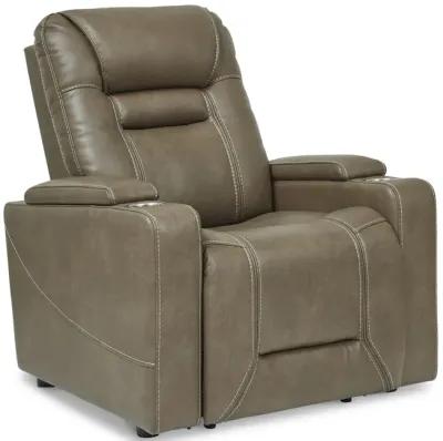 Crenshaw Power Home Theater Recliner - Cappuccino