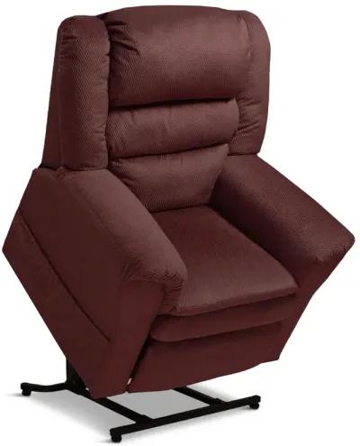 Kelly Power Lift Chair Recliner - Berry