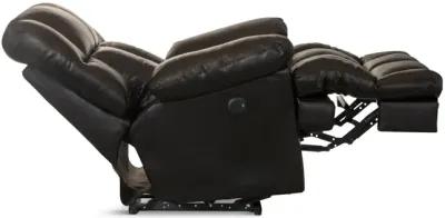 Regula Leather Lay Flat Power Recliner - Chocolate