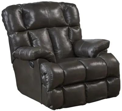 Regula Leather Lay Flat Power Recliner - Chocolate