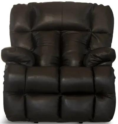 Regula Leather Lay Flat Power Recliner - Chocolate