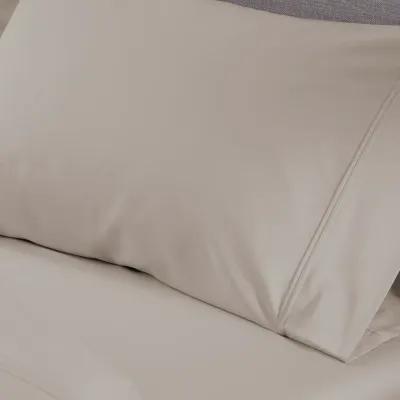 Bedgear Basic Twin Medium Beige Sheet Set