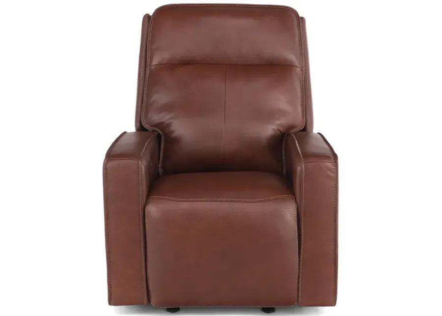 Eden Leather Glider   Power Recliner