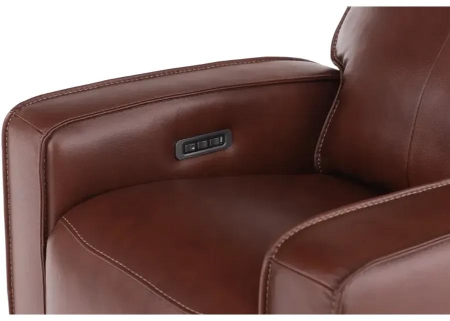 Eden Leather Glider   Power Recliner