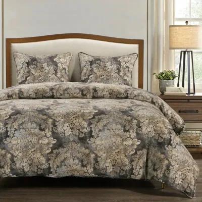 Victoria Damask Super King Duvet Cover Bed Set