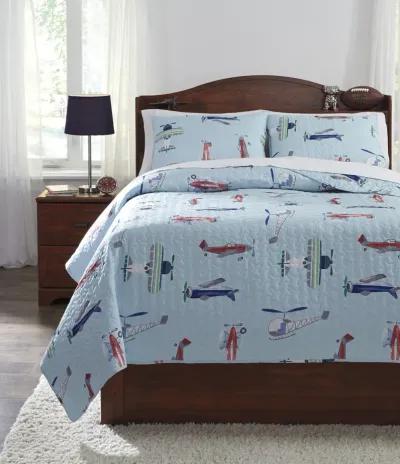 Meda Full Coverlet Set