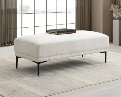 Meril Ottoman - Ivory