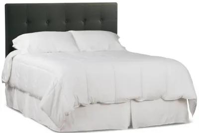 Avery Queen Upholstered Headboard - Charcoal