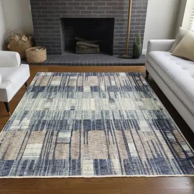 Neola Navy Area Rug - 9 0  X 13 2 