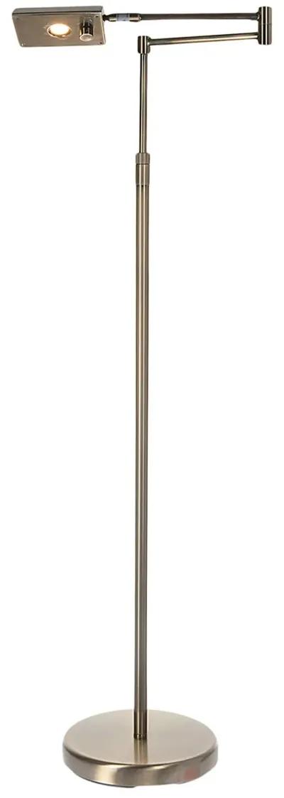 Pharma Floor Lamp - Antique Brass