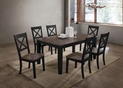   La Carte Dining Table And 4 Chairs - Black