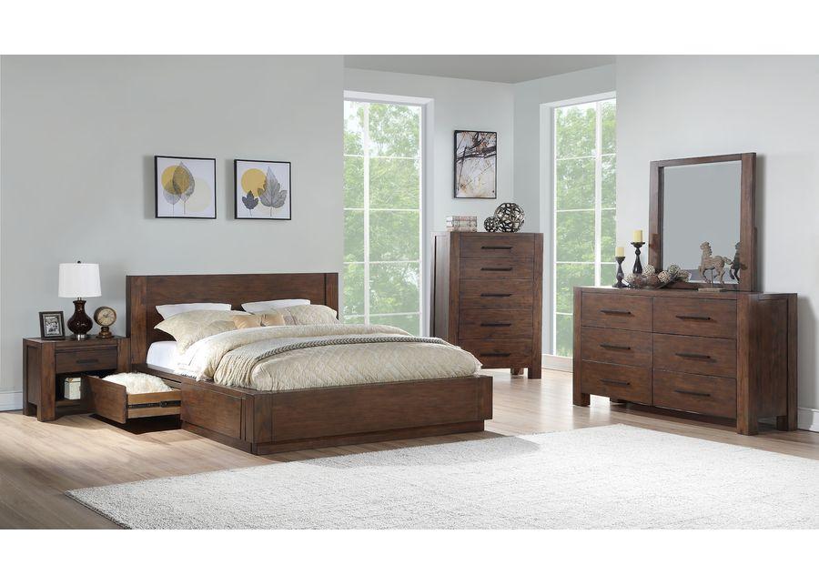 Logan Queen Bed With 1 Storage Siderail