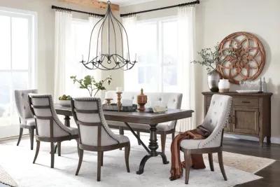 Roxbury Dining Table With 4 Chairs And Bench