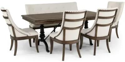 Roxbury Dining Table With 4 Chairs And Bench