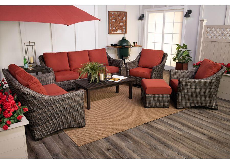 The Bay Wicker Loveseat